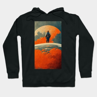 On Top of the World Retro Sci fi Design Hoodie